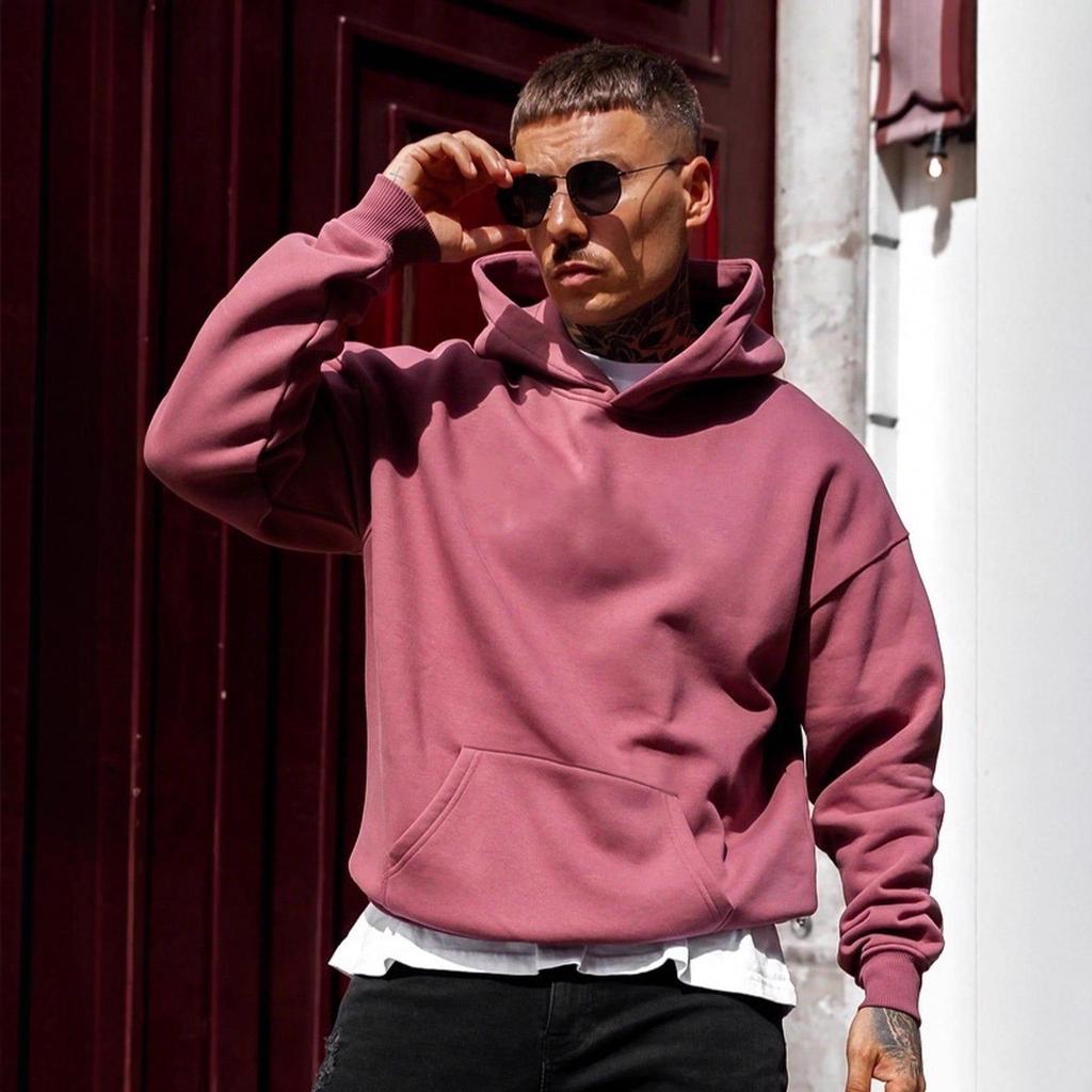 Men's 2025 Spring/Autumn Trendy Loose Fit Casual Hoodie