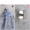 1PCS Adhesive Wall Hook Stainless Steel Robe Sticker Hooks Towel Coat Key Pants Hangers Bathroom Kitchen Storage Accessories
