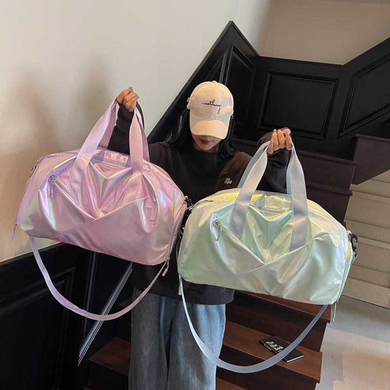 

Swimming Bag Women s Dry and Wet Separation Gym Bag Large Capacity Sports Storage Bag Waterproof Travel Luggage Bag рожевий