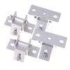 4Pcs Solar Panel Rotatable Elevation With Angle Bracket Roof Mounting Attachment Solar Panel Brackets Tilt Mounting Rail Support