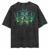 Camiseta Harukas Streetwear Lavada de Naruto Anime para Hombre 2026 - Algodón Puro - Manga Corta de Verano - Diseño Retro Vintage