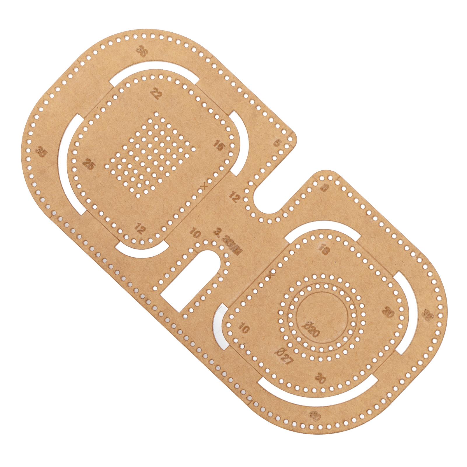 

Акриловый шаблон DIY Прозрачные инструменты для рукоделия с защитным слоем для резки на расстоянии Изготовление линейки