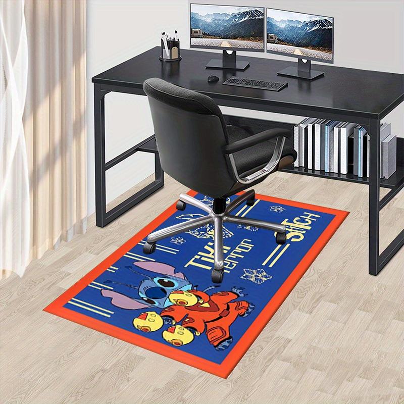 

1pc Tiki Terror Stitch Office Carpet, Under Chair Rug, Gift for Home Decor, Unique Artistic Design with Stitch and Tiki Elements 60cm by 90cm