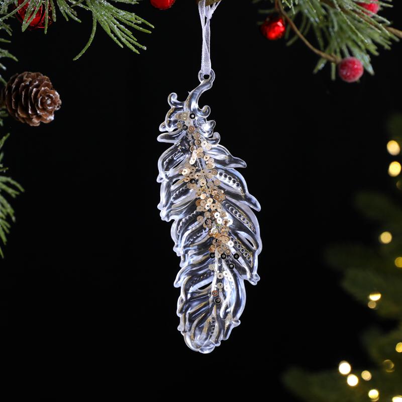 Kranz Schneeflocke Glockenklang Anhänger Weihnachtsdekorationen Weihnachtsbaum Hängender Schmuck