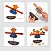 Montessori Block Stacking Balance Game Children Wooden Educational Toys Animal Fruit Block Threading Board Game Gifts for Kids