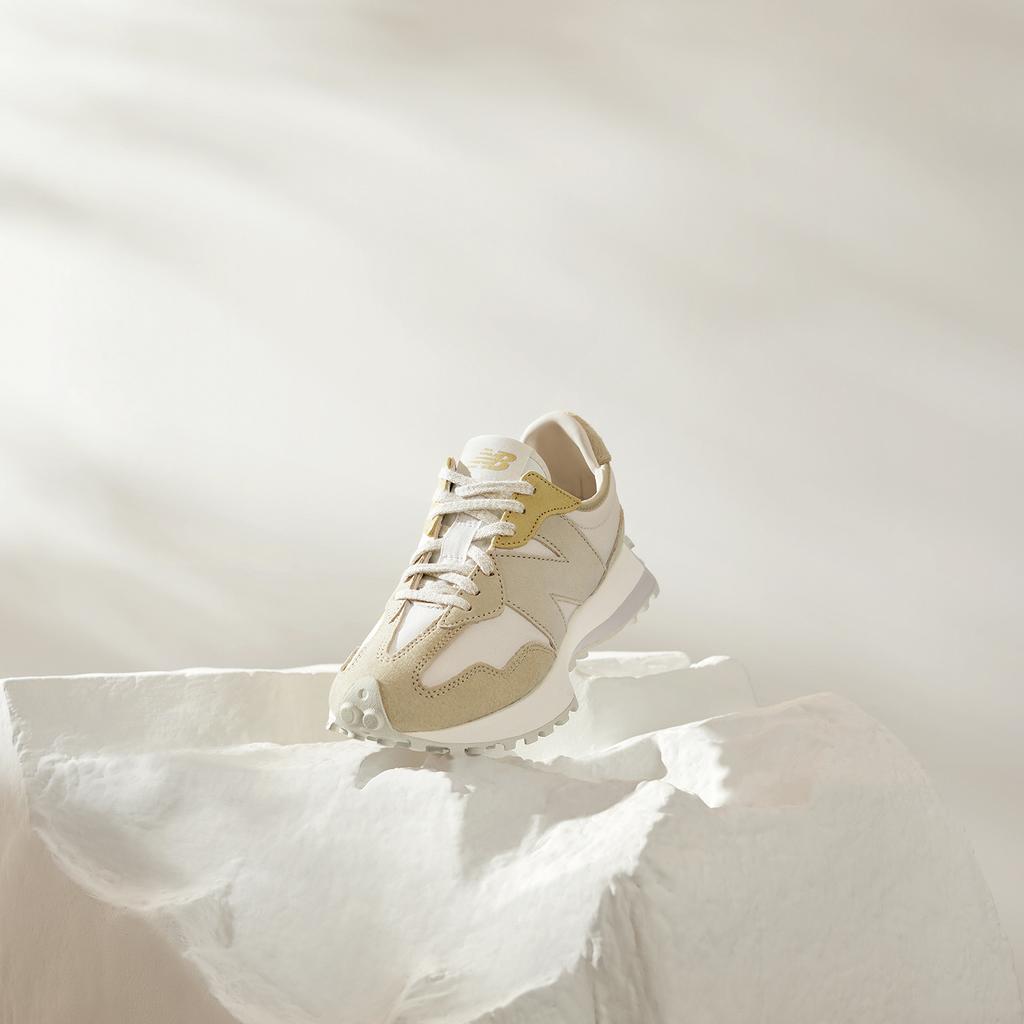 BEAST X New Balance  327 Tie-Dye - Sea Salt Women Sneakers Cream Light-Khaki White WS327BZT