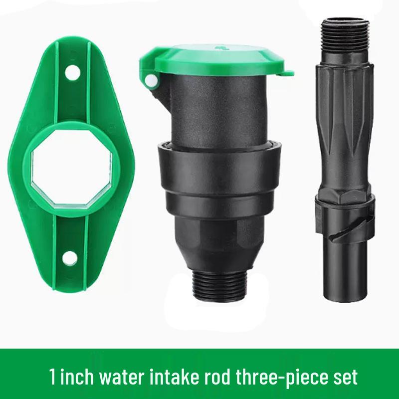 6-Point Lawn Water Valve with 1-Inch Connector for Quick Landscaping