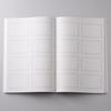 MUJI Recycled Paper Weekly Magazine Notebook 88 Sheets 4-Panel - Mini, A5,