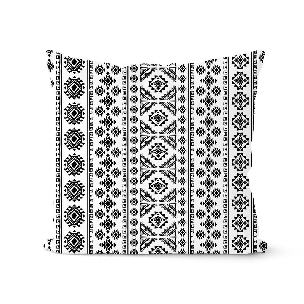 Retro Abstrakt Geometrisch Ethnisch Stil Kissenbezug Weiche Einrichtung Amerikanischer Sommer Sofakissen