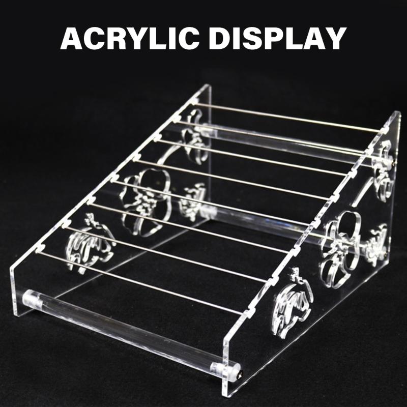 Eleganter klarer Acryl-Perlenhalter Professioneller Acryl-Ständer für lose Perlen Regale für Handwerker und Juweliere