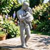 Father And Daughter Figurine 3D Printed Dad Holding Kid Statue Father's Day Birthday Gifts from Daughter