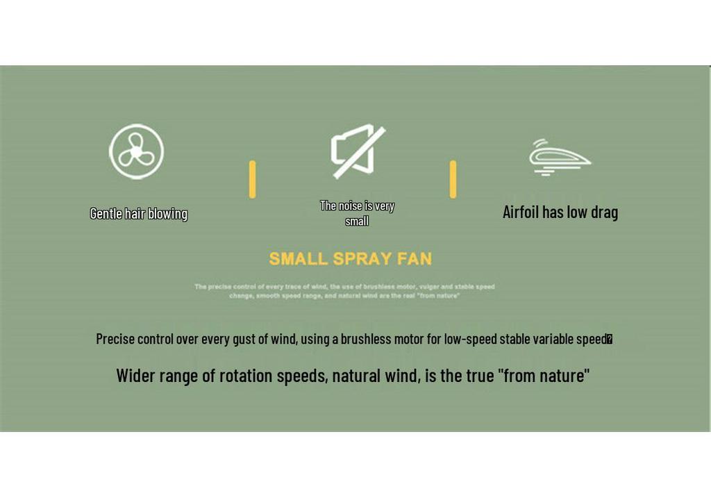 Water-cooled USB Mini Desktop Fan with Turbine, Foldable Design & Humidifier Spray.