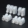 20pcs-50pcs Electrical Cable Connectors CH2 CH3 No Solding Quick Cable Wire Connector No Screw Terminal Block Spring Clamp