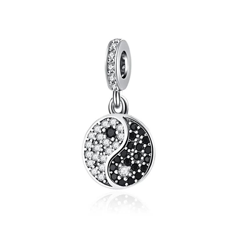 

New S925 Silver Blue Eye palm, Butterfly, Star And Moon Pendant Suitable For Original Bracelets DIY accessories Charm Jewelry