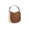 Sutton Hobo 32 Classic Print Coated Canvas With Leather Handbag Large Women Handbags Brown Yellow Pink 38580-B4NQ5