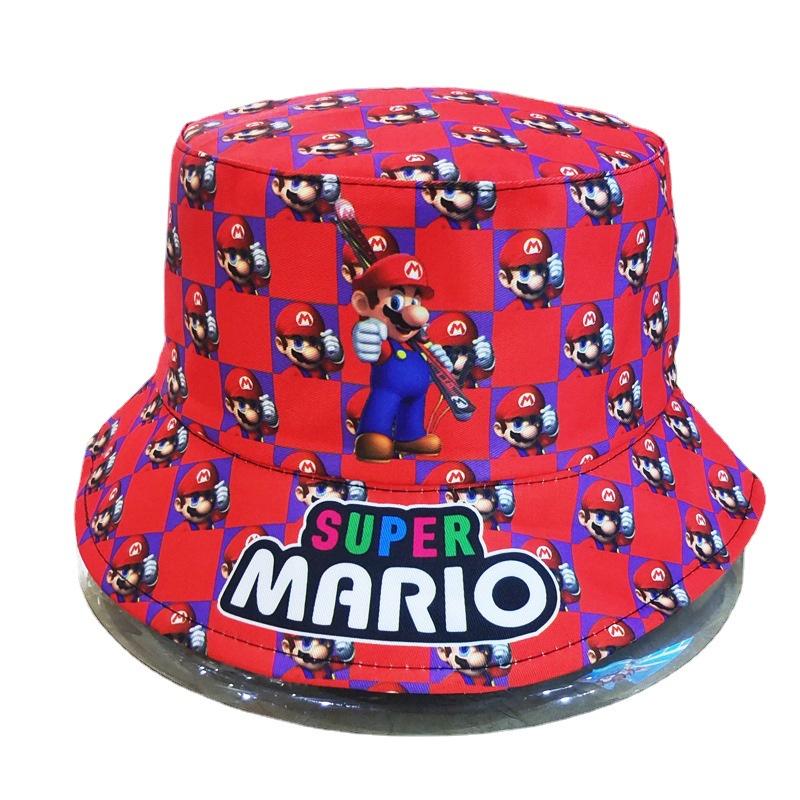 Super Mario Printed Fisherman Hat For Men And Women