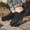 Fashion Handmade Retro Leisure Moccasins New Fashion Male Walking Flats Male Shoes Men Casual Shoes Breathable Genuine Leather Loafers