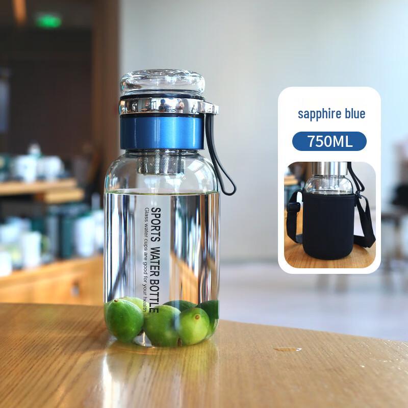 Portable Tea Infuser Glass Bottle