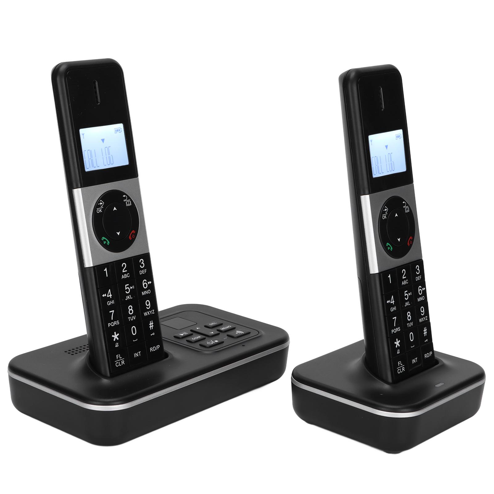 

D1002 TAMD Handy Phone Business Office Home Digital Cordless Recording Message Phone UK Plug