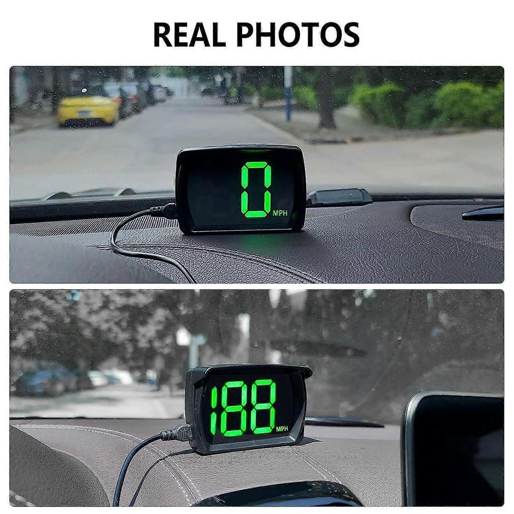 Car HUD GPS Speedometer Car Heads Up Display with Speed Mileage for All Cars