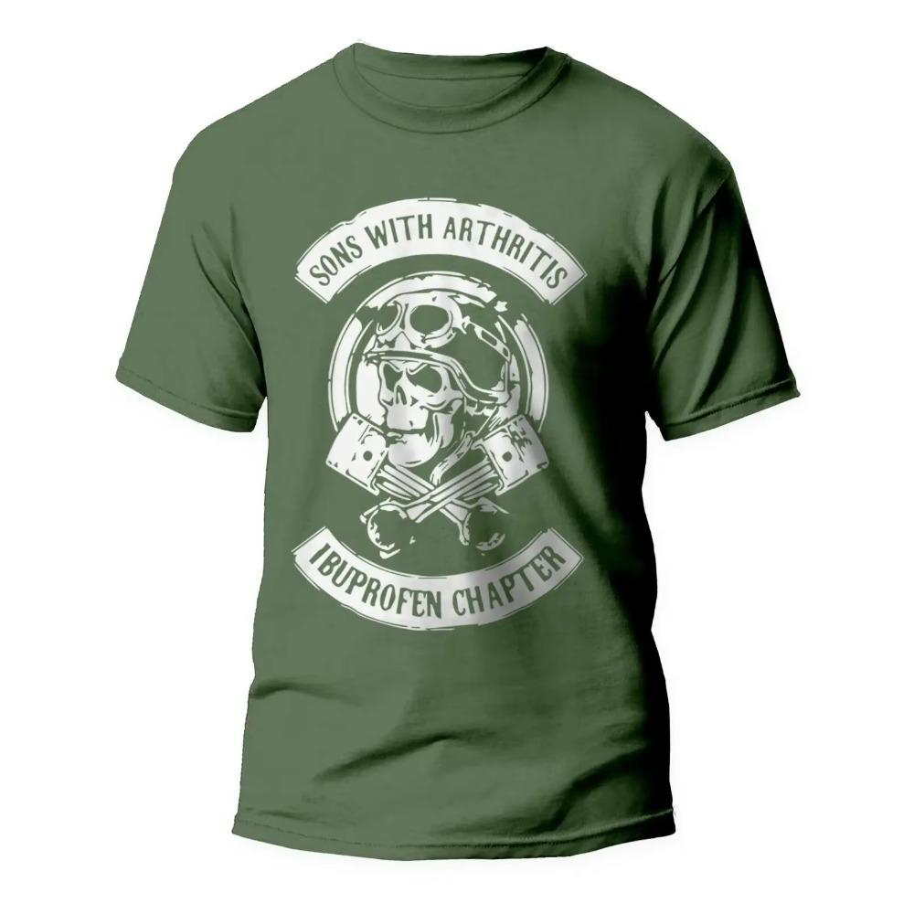 Herren Söhne mit ARTHRITIS T-shirt lustige Top Geburtstag Geschenk Gym Tee