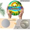 2D Flat Summer-themed Welcome Signs and Aluminum Decorative Plaques In Various Sizes. Tropical Beach Palm Tree Wreath Wall Decorations, Summer
