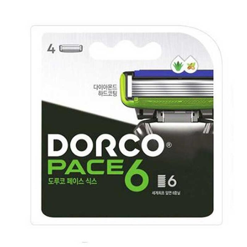 DORCO Face 6 Exclusive Razor Blades (6-pack, 4-pack)