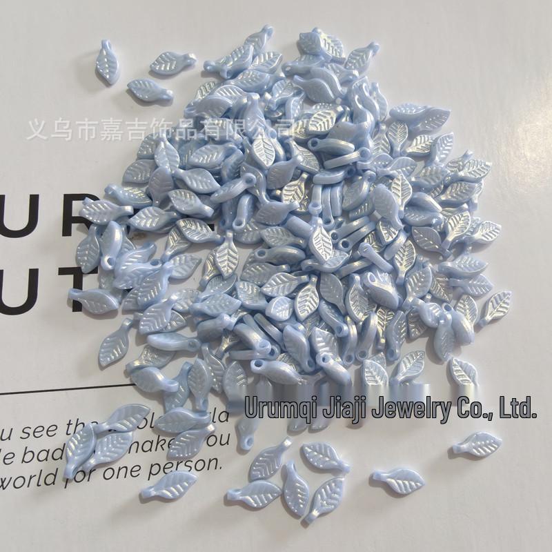 Acrylic Mini Grape Leaf Beaded String for DIY Jewelry Making: Bracelets & Necklaces