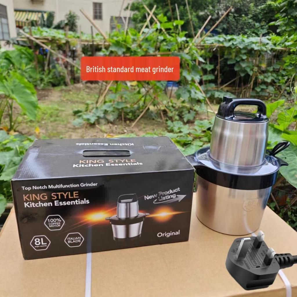 Fufumachine 12L Multifunctional Meat Grinder & Vegetable Mixer, Stainless Steel Baby Food Maker