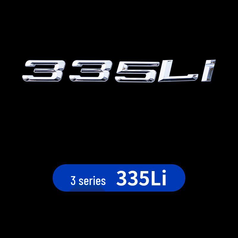 Digital Car Rear Emblem for BMW: Compatible with 1, 2, 3, 4, 5, 6, 7 Series Models (Including 525li).