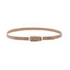 Women’s Lightweight PU Leather Waist Belt Slim Adjustable Strap Elegant Wardrobe For Formal Casual Outfits