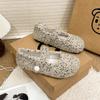 Mary Jane Mao Mao shoes women's winter new wear ugly cute bread shoes Velcro flat-bottomed velvet cotton shoes