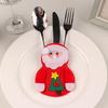 Santa Claus & Snowman Christmas Cutlery Set - Table Decorations