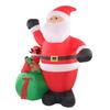 Inflatable Santa Elk Built in LED Weatherproof Fade Resistant Inflatable Christmas Decoration for