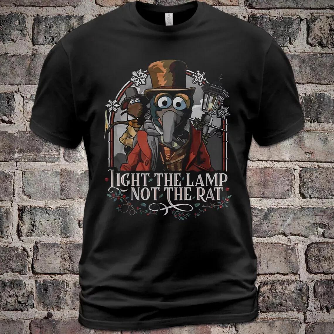 Men s and Women s T-shirts The Muppet Christmas Carol Light The Lamp Not The Rat Unisex T-Shirt XXXXL