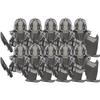 Military Building Blocks Solider Figures Movie Science Fiction Series Weapons Shield Knight Toys Gifts Medieval Mini Bricks MOC