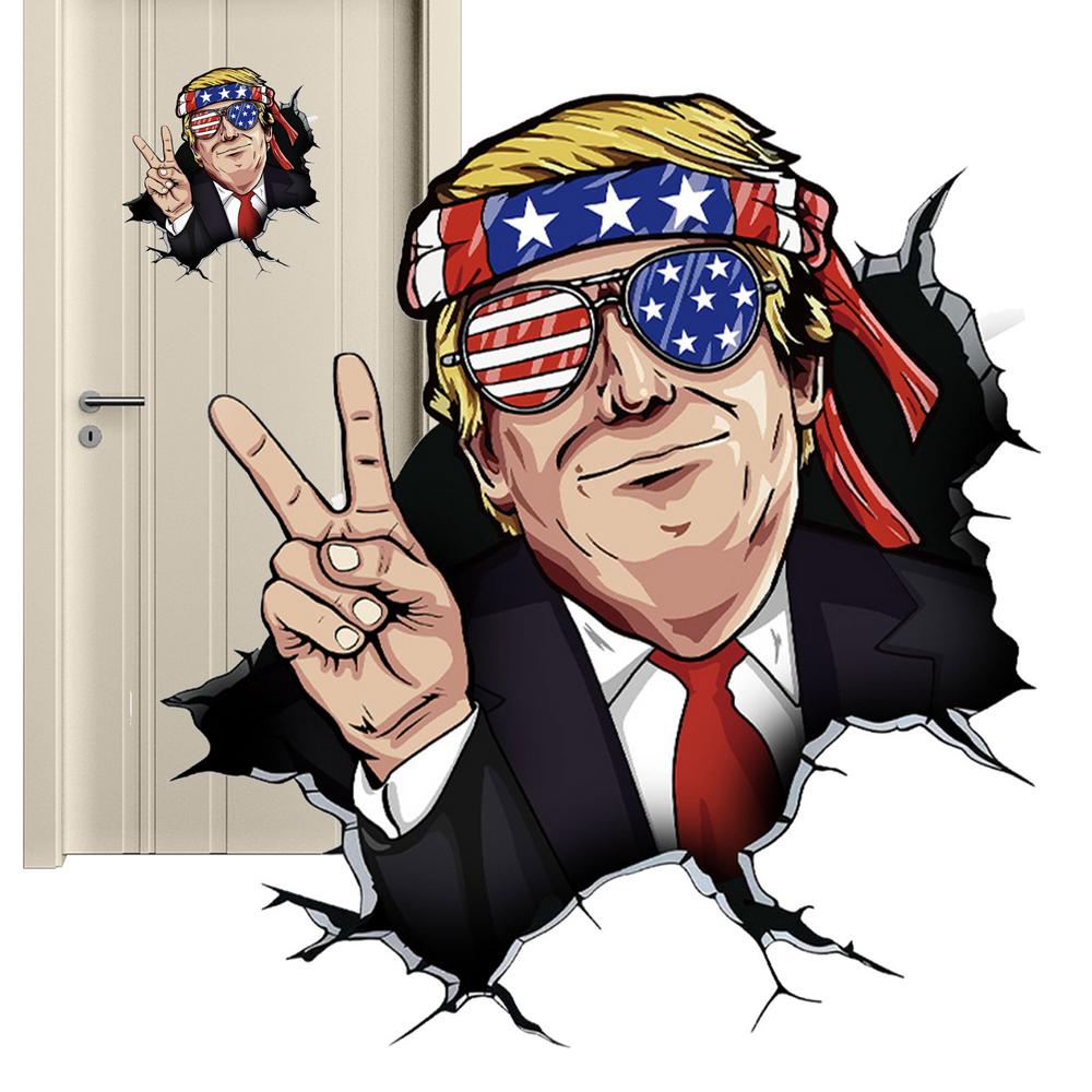 

President 2024 Stickers President Bumper Stickers President Stickers For Cars Notebooks Skateboards Refrigerators