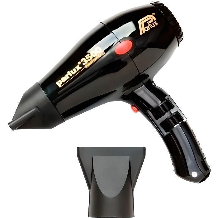 PARLUX Haartrockner - 3500 Supercompact - Luftdurchsatz 73 m3/h - 2000 W - Schwarz