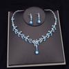 Princess Bridal Jewelry Sets Bride Tiara Crown Earring Set Necklace for Women Birthday Party Wedding Jewelry Sets Accessories