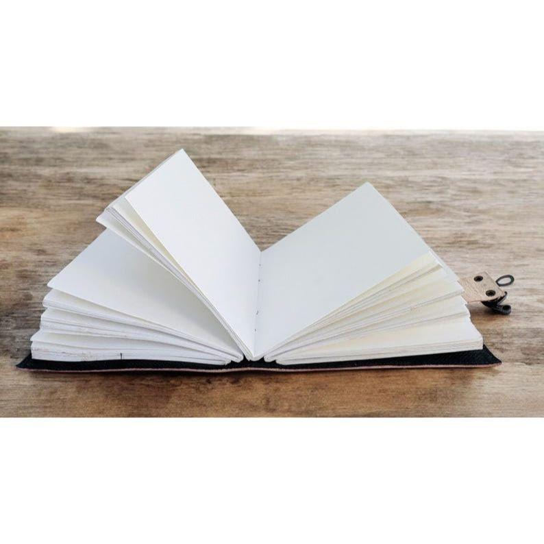 Hamsa Eye Leather Journal, Handmade Sketchbook, Dream Diary