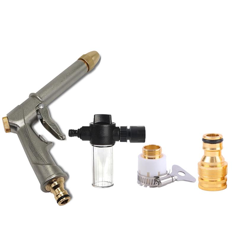 Multifunctional Garden Watering Spray Gun Household High Pressure Sprinkler Foam Car Wash Nozzle Water Jet Gun Garden Tools