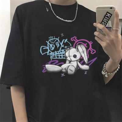 Jinx Arcane Monkey marškinėliai Anime Cosplay marškinėliai Moteriški Vyriški Unisex Grunge Estetiški trumpomis rankovėmis 100 % medvilnės spaudiniai Vasariniai gatvės drabužiai