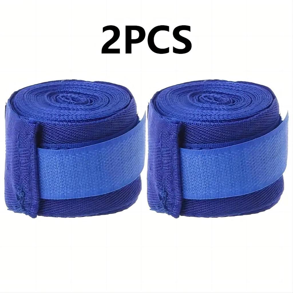 Professional Cotton Boxing Bandage, 2.5m Mma Training Gloves, Sweat-Absorbing Elastic Hand Wrap, Sports and Fitness Resistance Band
