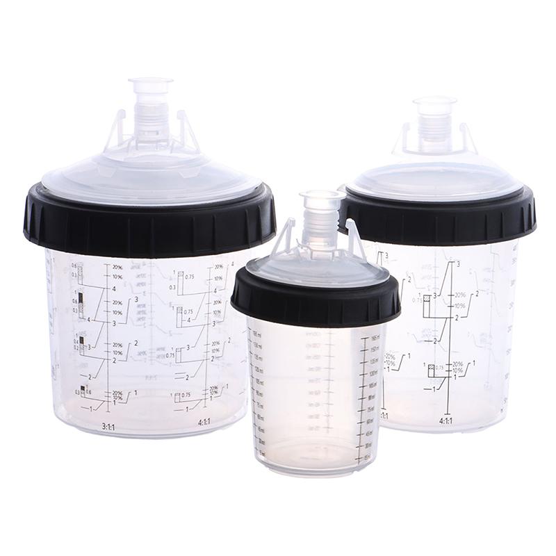 165/400/600Ml Spray Gun Paint Tank Spray Gun Mixing Cup Disposable Quick Measuring Cup For Paint Cars, Furniture, House And More
