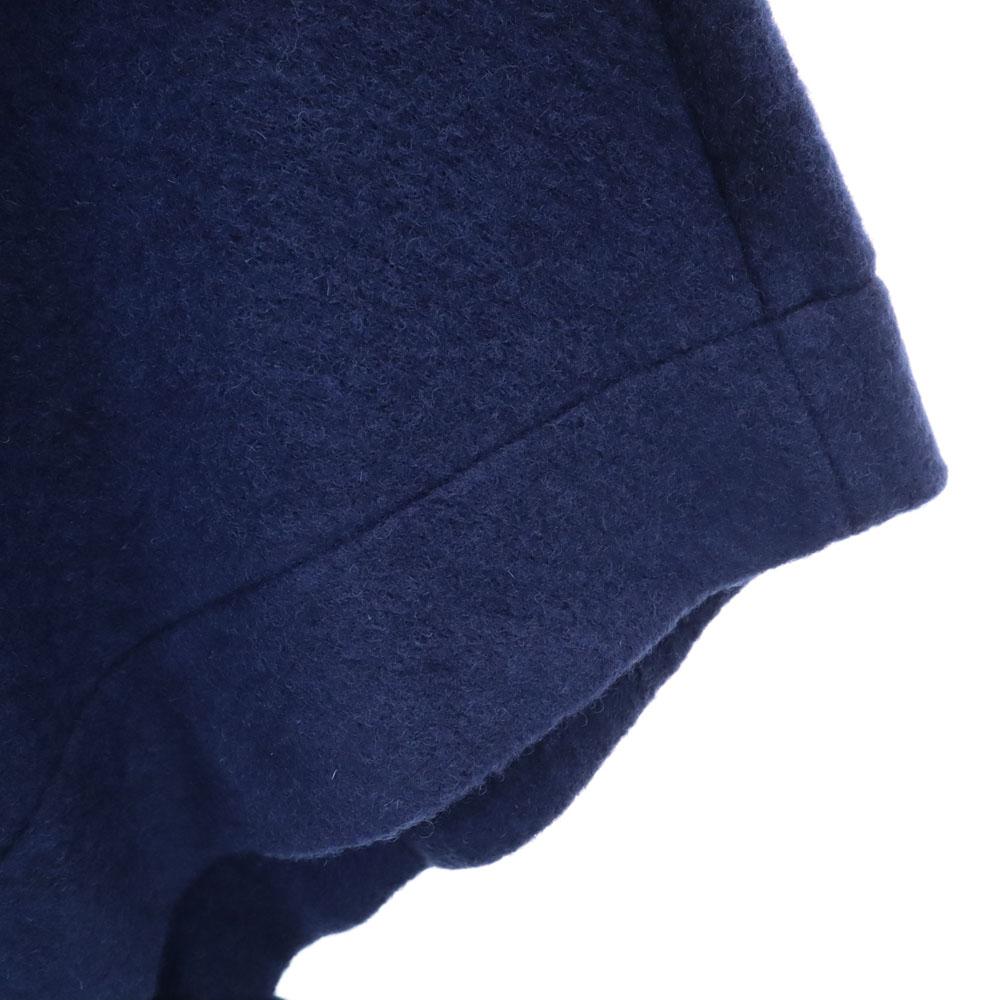 Unused Ground Y Wool Blend Made In Japan Poncho 1 Navy Tagged Women Used