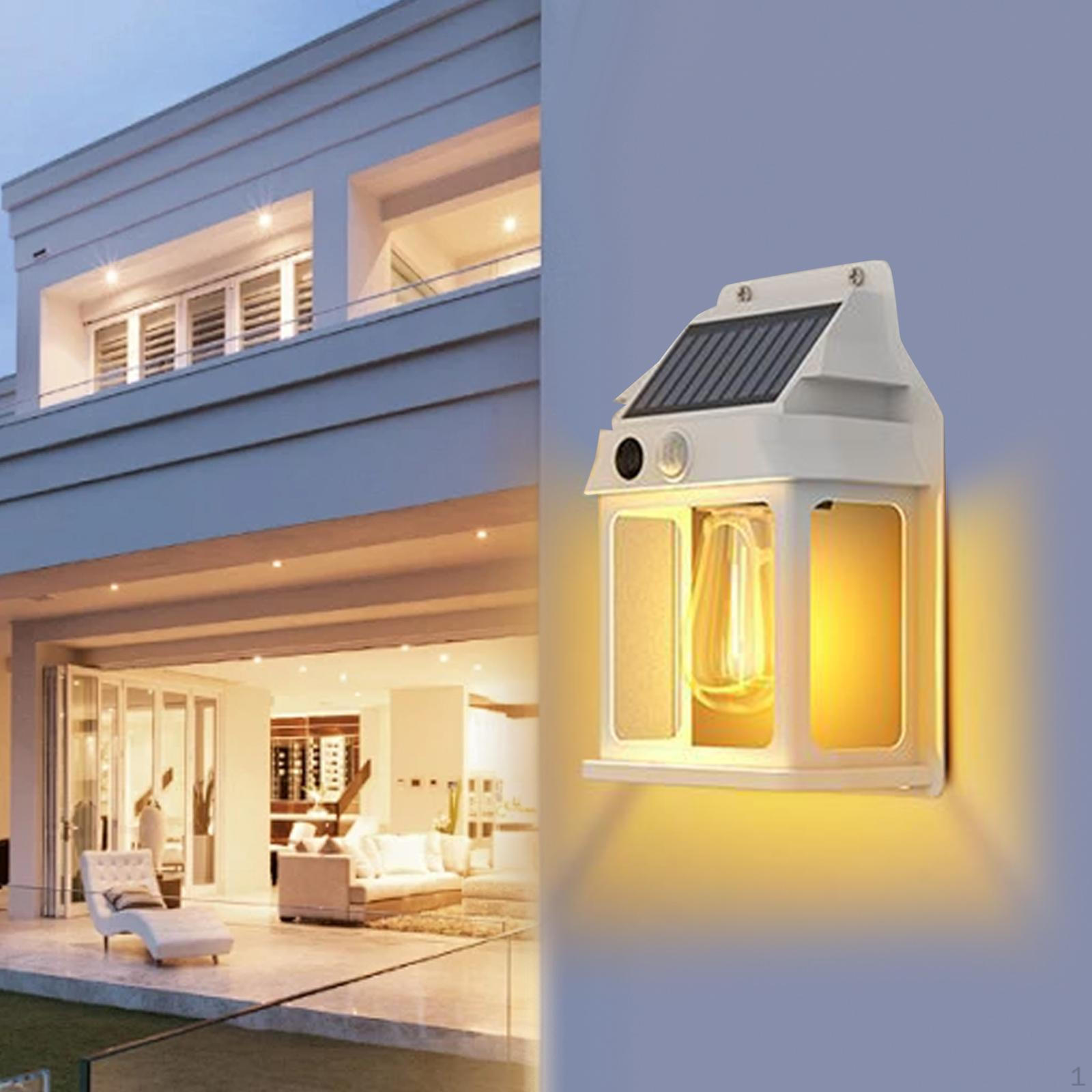 

Лампа, Декоративные принадлежности, Ретро-дизайн, Наружный настенный светильник для патио, White and Small