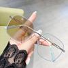 Women Pochromic Myopia Glasses Vintage Color Changing Eyeglasses Fashion Sunglasses Minus Sight Eyewear Diopter O To -4.0