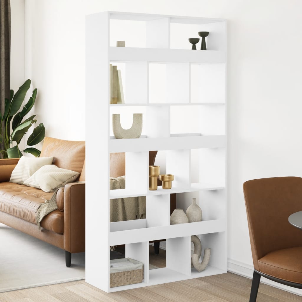 Room Divider White 100 x 33 x 187.5 cm Particleboard
