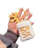 Cute Mahjong Keychain Charm Plush Mahjong Keyring Pendant Car Key Hangings Ornament Lovely Mahjong Cell Phones Bag Charm