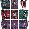 8 Cartoon Gothic Girl Face Change Stickers Waterproof Diary Hand Account Stickers Gu Card Stickers DIY Decoration Stickers Stickers